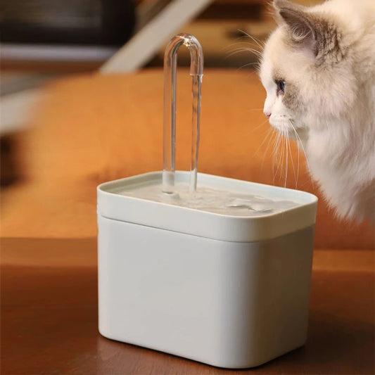 1.5L Cat Water Fountain Auto Filter Mute Cat Dog Drinker Bowl Recirculate Filtring Drinker for Cats Pet Water Dispenser - Chachachats