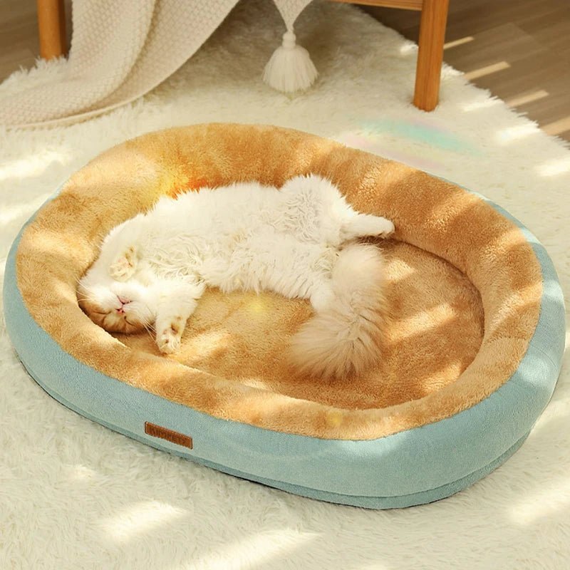 Coussin pour chat lavable et chaud - Chachachats